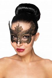 Золотистая карнавальная маска  Нунки